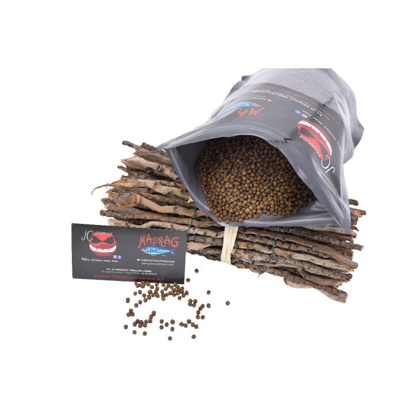 Pellet carpe carné à l'huile essentielle de poivre et poivre moulu