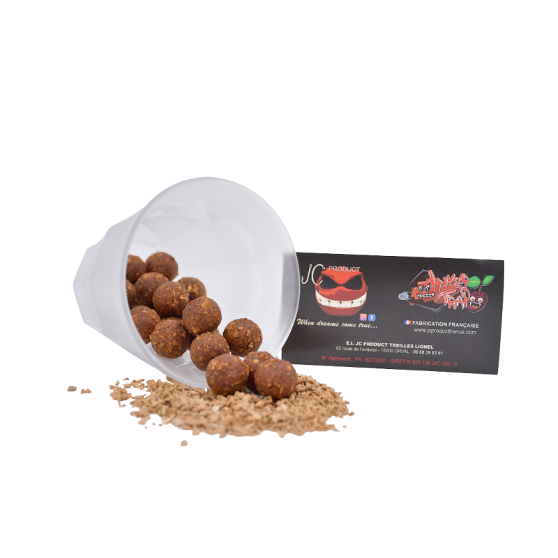 Bouillette équilibrée carpe fruitée au foie et chenevis