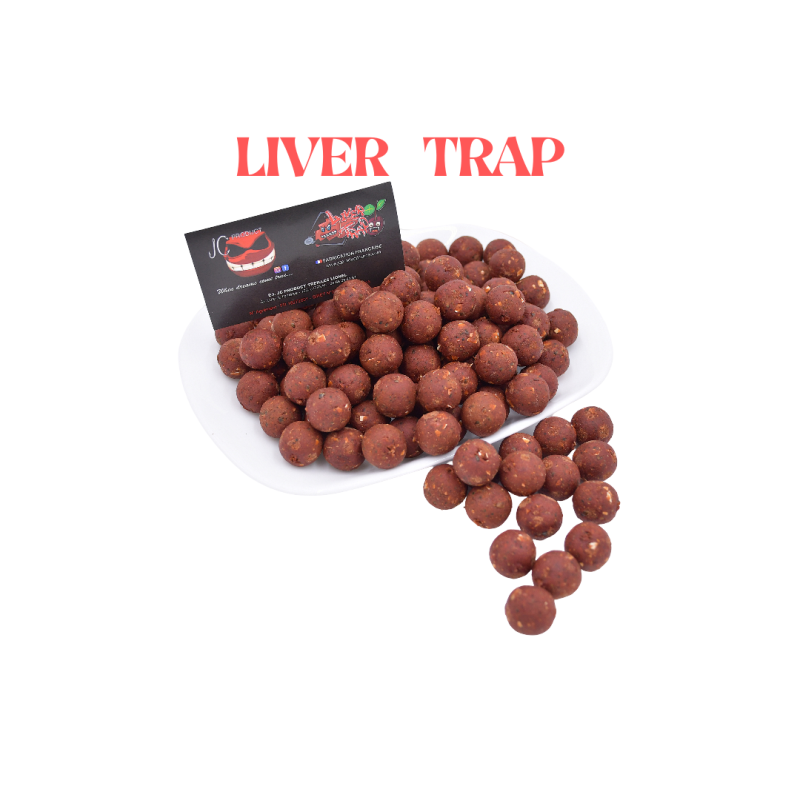 Bouillette carpe fruitée au foie et chenevis